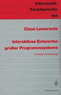 Interaktives Entwerfen großer Programmsysteme
