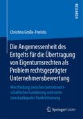 Die Angemessenheit des Entgelts für die Übertragung von Eigentumsrechten als Problem rechtsgeprägter Unternehmensbewertung