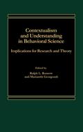 Contextualism and Understanding in Behavioral Science