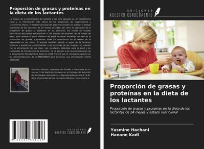 Proporción de grasas y proteínas en la dieta de los lactantes