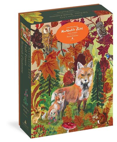 Nathalie Lété Fall Foxes 1,000-Piece Puzzle
