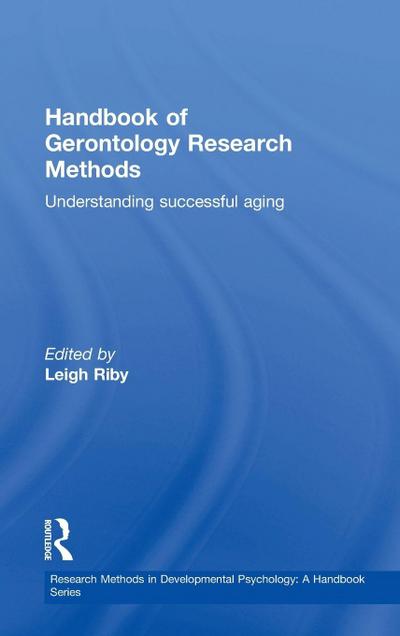 Handbook of Gerontology Research Methods