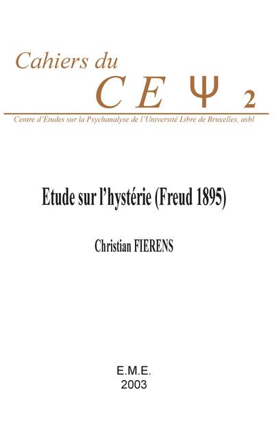 Etude sur l’hystérie (Freud 1895)