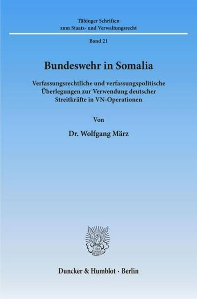 Bundeswehr in Somalia.