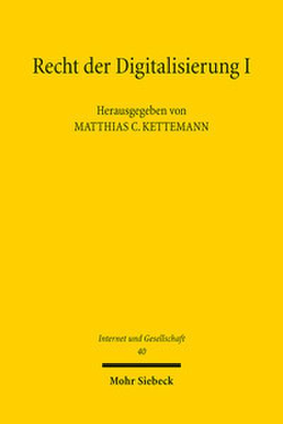 Recht der Digitalisierung I