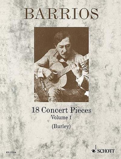 18 concert pieces vol.1for solo guitar