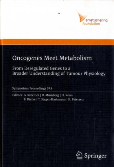 Oncogenes Meet Metabolism
