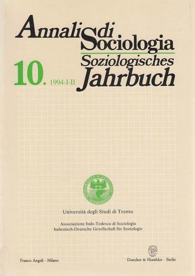 Annali di Sociologia - Soziologisches Jahrbuch.
