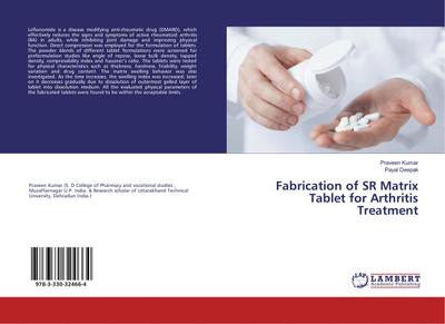 Fabrication of SR Matrix Tablet for Arthritis Treatment