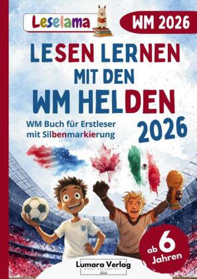 Fußball WM 2026 Buch für Erstleser Jungen in der 1. Klasse
