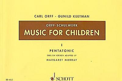 Music for Children Vol. 1 Pentatonic für Singstimme, Blockflöte und Schlagzeug