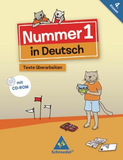 Nummer 1 in Deutsch Texte überarbeiten, 4. Klasse, m. CD-ROM