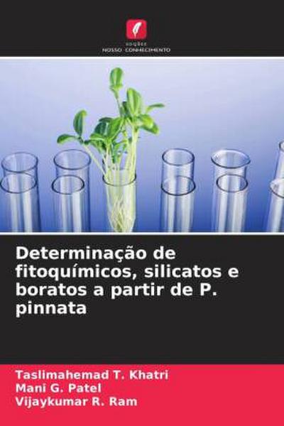 Determinação de fitoquímicos, silicatos e boratos a partir de P. pinnata