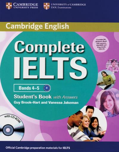 Complete IELTS, Bands 4-5 Student’s Book with Answers, CD-ROM and 2 Class Audio CDs