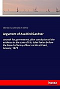 Argument of Asa Bird Gardner