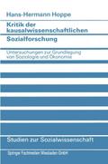 Kritik der kausalwissenschaftlichen Sozialforschung