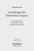 Grundfragen der historischen Exegese