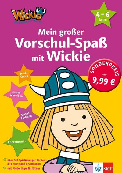 Wickie und die starken Männer: Mein großer Vorschul-Spaß mit Wickie - Erstes Lesen, erstes Schreiben, erstes Rechnen, Konzentration