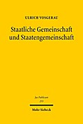 Staatliche Gemeinschaft und Staatengemeinschaft