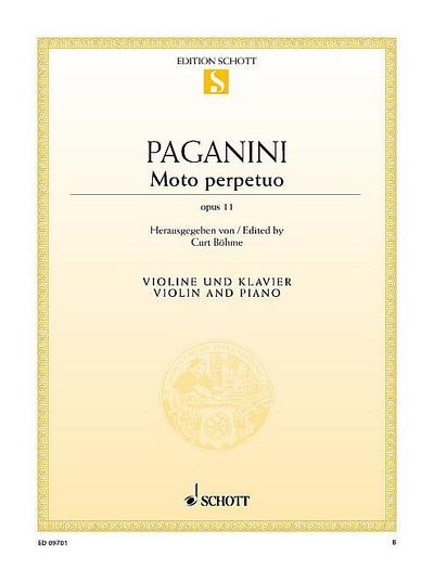 Moto perpetuo op. 11für Violine und Klavier