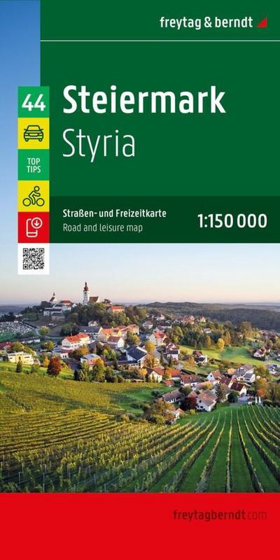 freytag & berndt Straßenkarte Steiermark 1:150.000