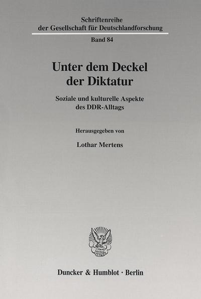 Unter dem Deckel der Diktatur.