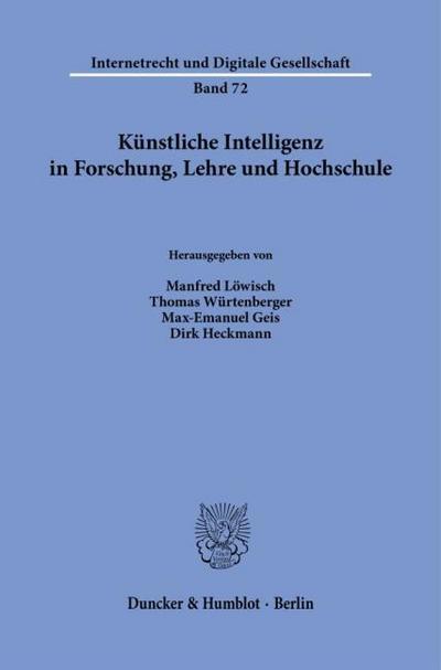 Künstliche Intelligenz in Forschung, Lehre und Hochschule