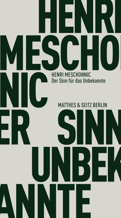Der Sinn für das Unbekannte