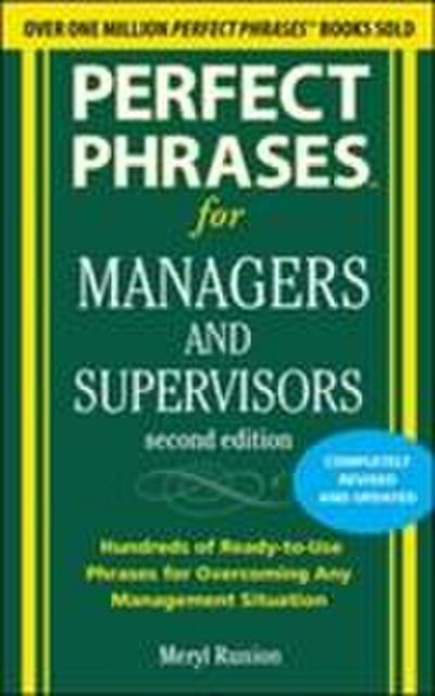 Perfect Phrases for Managers and Supervisors