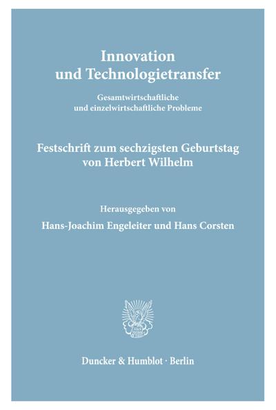 Innovation und Technologietransfer.
