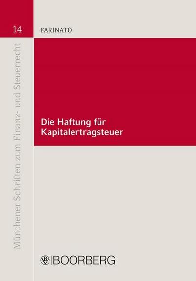 Die Haftung fr Kapitalertragsteuer