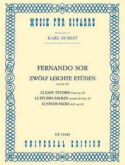 12 leichte Etüden