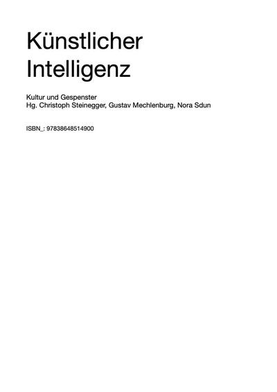 Künstliche Intelligenz