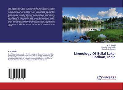 Limnology Of Bellal Lake, Bodhan, India