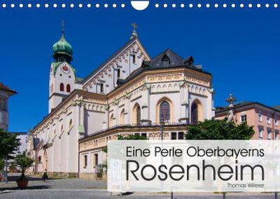 Eine Perle Oberbayerns - Rosenheim (Wandkalender 2022 DIN A4 quer)