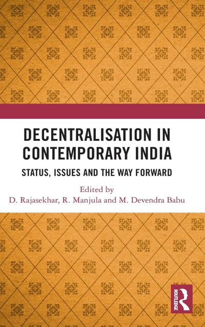 Decentralisation in Contemporary India