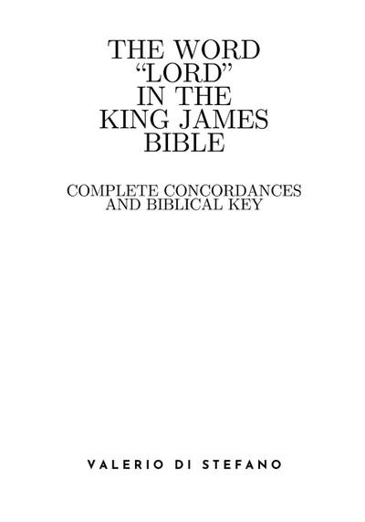 The Word "Lord" in the King James Bible
