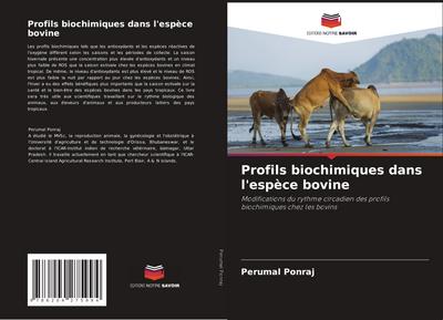 Profils biochimiques dans l’espèce bovine