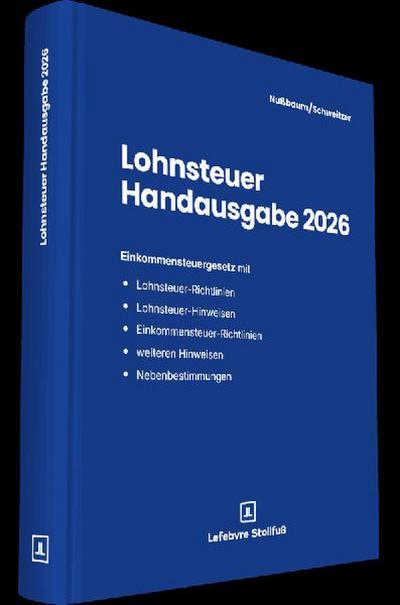 Lohnsteuer Handausgabe 2026