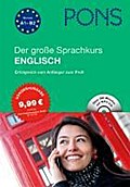 PONS Der große Sprachkurs Englisch - Erfolgreich vom Anfänger bis zum Profi! Buch mit 416 Seiten + CD.