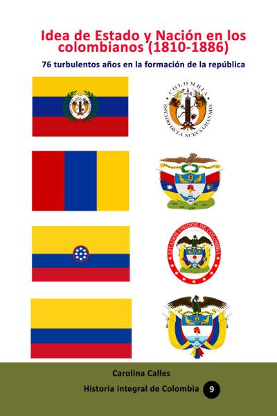 Idea de Estado y Nación en los colombianos (1810-1886) 76 turbulentos años en la formación de la república colombiana (Historia Militar de Colombia-Guerras civiles y violencia politica, #3)