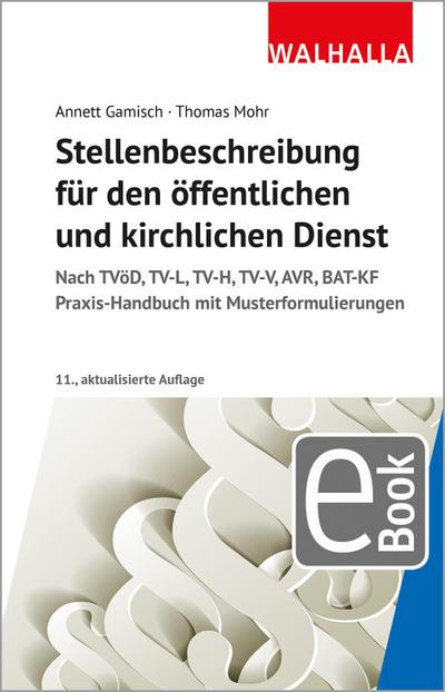 Stellenbeschreibung für den öffentlichen und kirchlichen Dienst