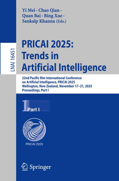 PRICAI 2025: Trends in Artificial Intelligence