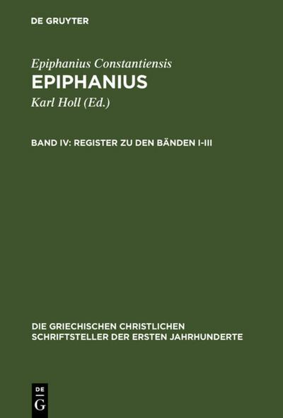 Register zu den Bänden I-III