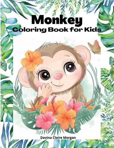 Monkey Coloring Book for kids