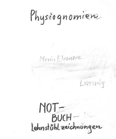 Maria Lassnig. Lehnstuhlzeichnungen. Physionomien