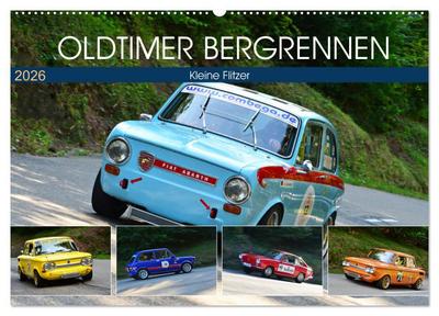 OLDTIMER BERGRENNEN - Kleine Flitzer (Wandkalender 2026 DIN A2 quer), CALVENDO Monatskalender
