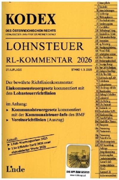 KODEX Lohnsteuer Richtlinien-Kommentar 2026