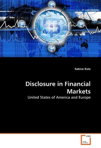 Disclosure in Financial Markets