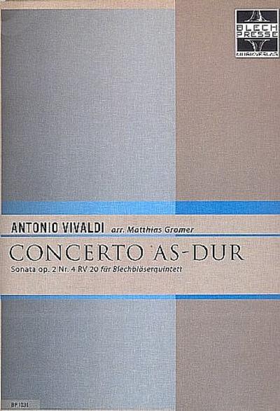 Concerto As-Durfür Piccolo-Trompete, Trompete, Horn, Euphonium (Pos) und Tuba